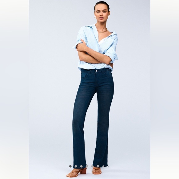 Denim - Pilcro Women's Dark Blue Flare Jeans